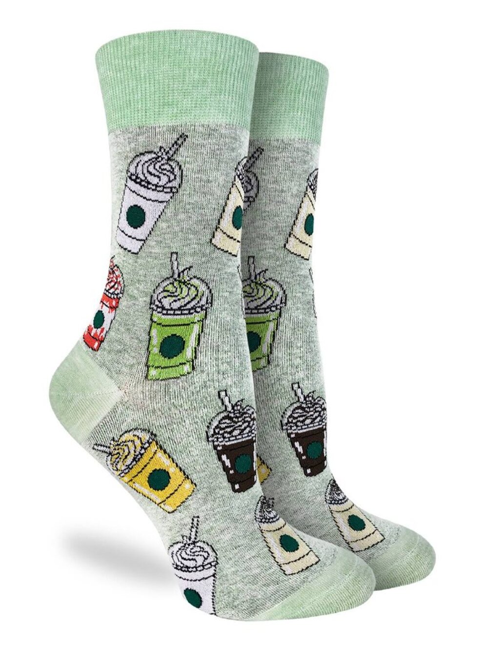 Women's Good Luck Sock Crew Socks | Frappuccinos Socks | NWT